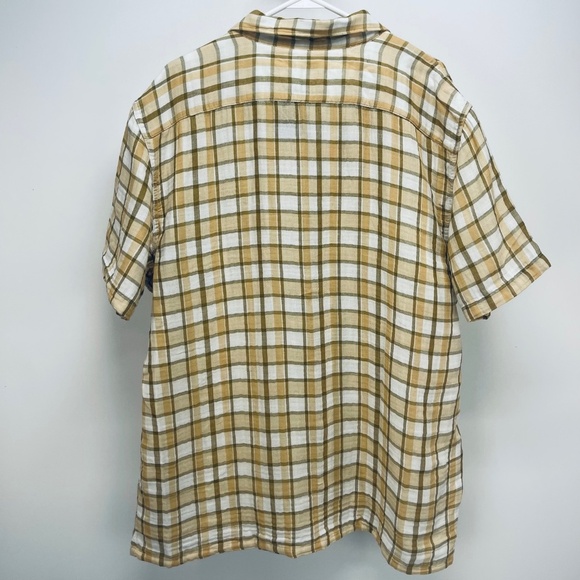 Levi’s Men’s Shirt Casual Plaid Long Sleeve Multicolor Brown Size L New - Picture 10 of 10